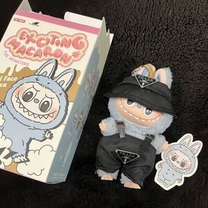 100 % Authentic Labubu (sea salt coconut) with Prada outfit.